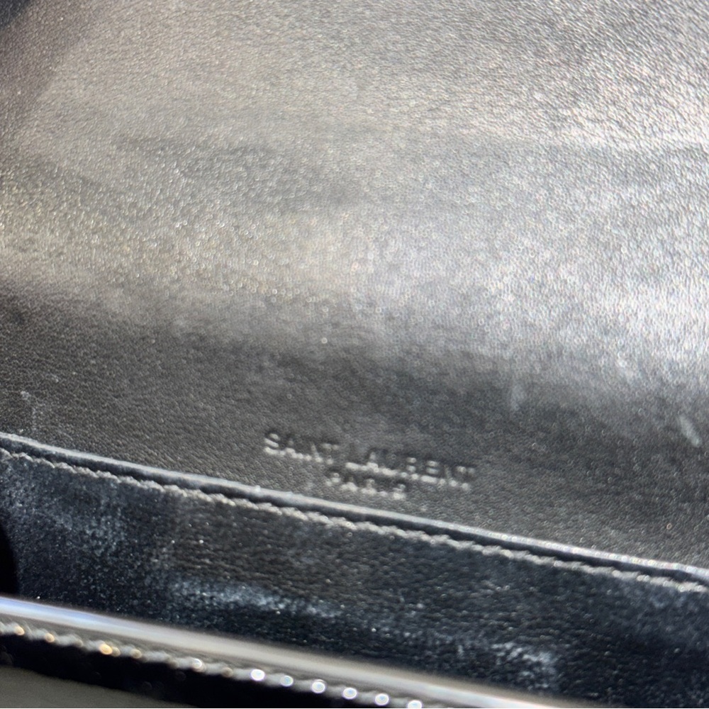 YSL Black Patent Leather Wallet - Picture 4 of 5